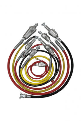 Hose Whip Assemblies With Lubricators